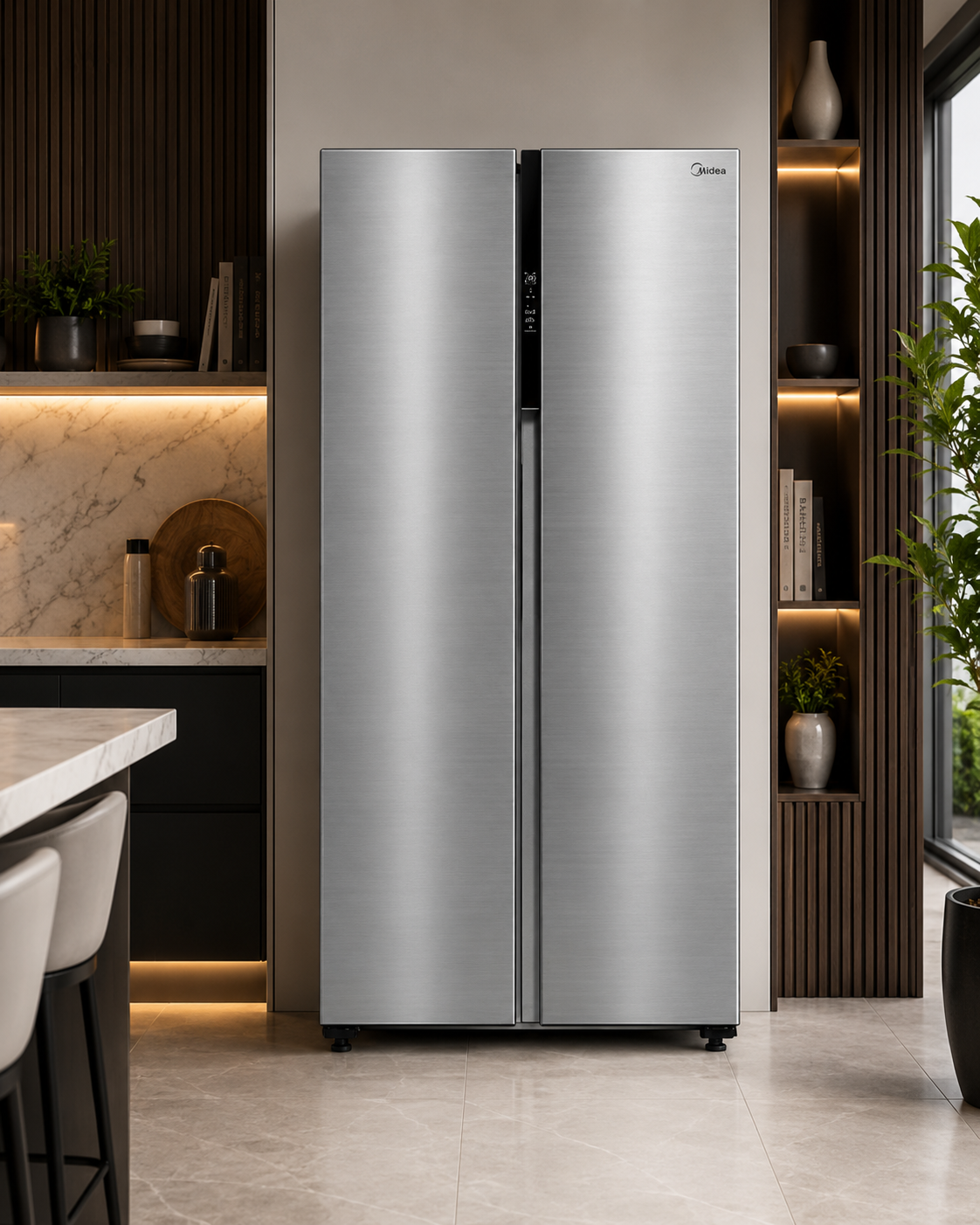 Midea Side By Side Inverter Refrigerator